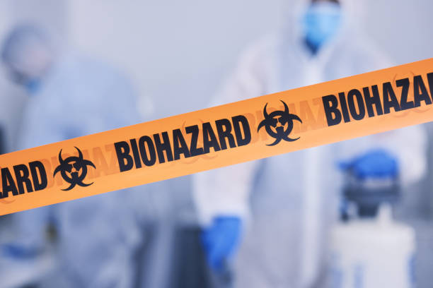 Professional Biohazard Cleanup technician working in Park Valley, UT